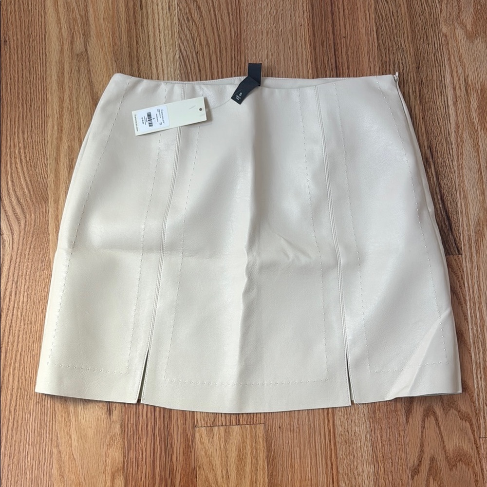 Vegan Leather Skirt